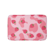 Padrão de Vaca de Morango Cute Kawaii