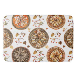 Tapete De Banheiro Padrão do Autumn Mandala