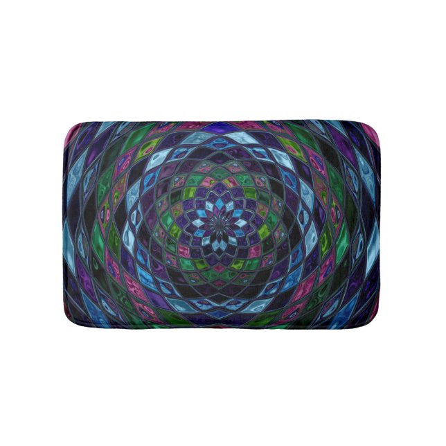 Tapete De Banheiro Padrão do mosaico abstrato nº 5 (frente)