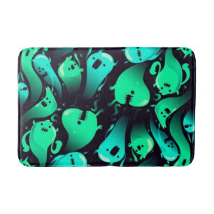 Tapete De Banheiro padrão fantasma