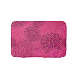 Tapete De Banheiro Padrão Floral Moderno de Tendy