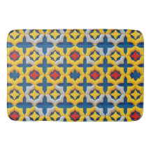 Padrão Geométrico Vibrante com Cores Ousadas