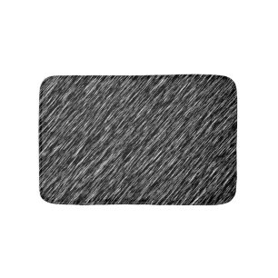 Tapete De Banheiro Padrão Grunge Preto e Branco