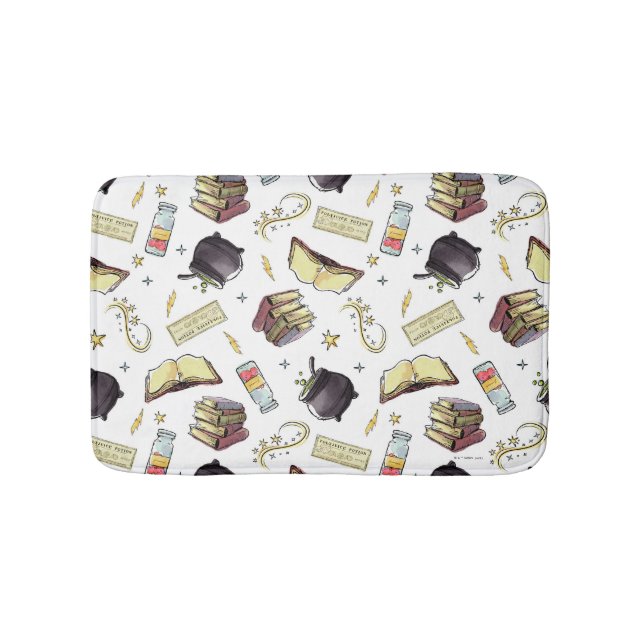 Tapete De Banheiro Padrão HARRY POTTER™ Spells & Books (frente)