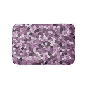 Tapete De Banheiro Padrão Magenta Roxo Rosa Legal