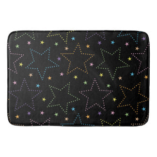 Tapete De Banheiro Padrão mágico colorido do céu noturno estrelado