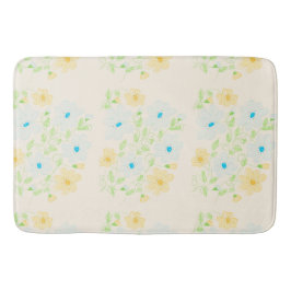 Tapete De Banheiro padrão na moda floral