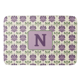 Tapete De Banheiro Padrão Ornamental Lily Motif