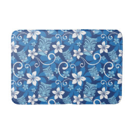 TAPETE DE BANHEIRO PADRÃO TIKI LUAU (AZUL BRILHANTE)
