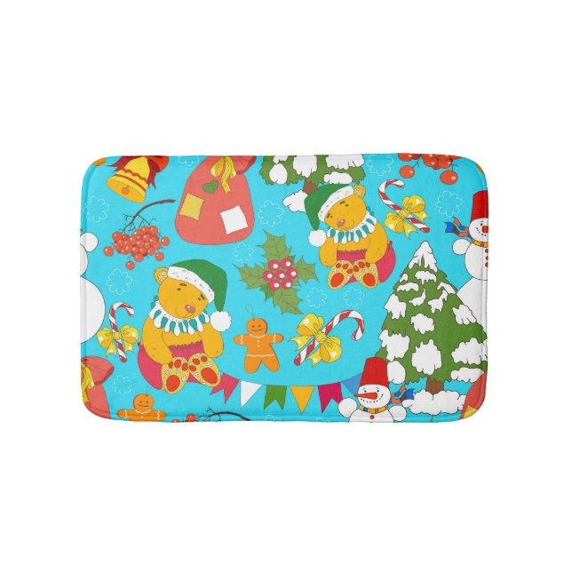 Tapete De Banheiro Padrões De Amizade Para Crianças. (frente)