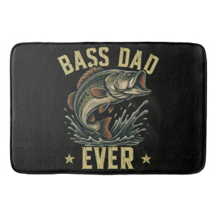 Tapete De Banheiro Pai de Bass Mais Pai do Dia dos Pais Pescador