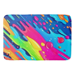 Tapete De Banheiro Paint Splatter colorido