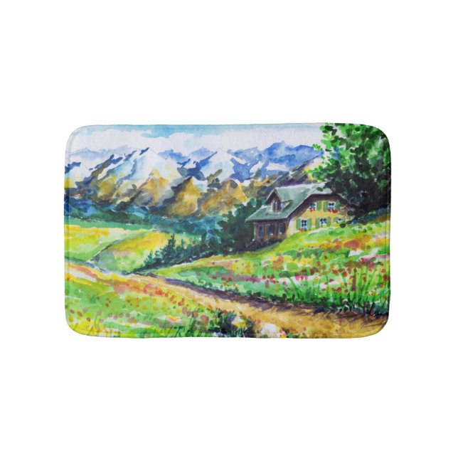 Tapete De Banheiro Paisagem (frente)