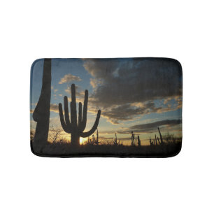 Tapete De Banheiro Paisagem do Deserto de Arizona Saguaro Sunset II
