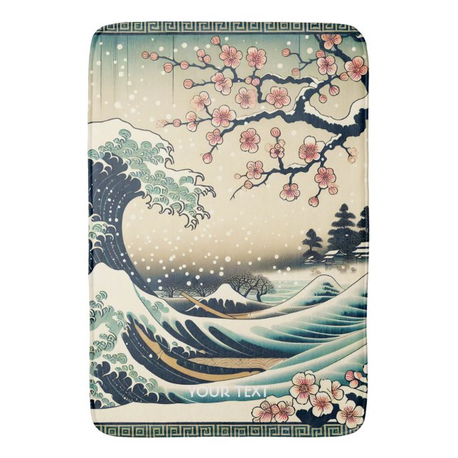 Tapete De Banheiro Paisagem Japonesa Tradicional Fantasy (Frente Vertical)