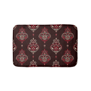 Tapete De Banheiro Paisley Bandana: Boho Vintage Impressão.