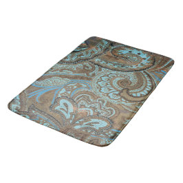 Tapete De Banheiro Paisley Damask - Bathmat
