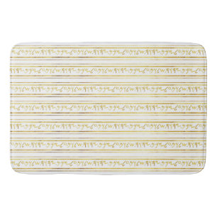 Tapete De Banheiro Paleo Hebraico Bíblico Dizendo Foil Faux Dourado