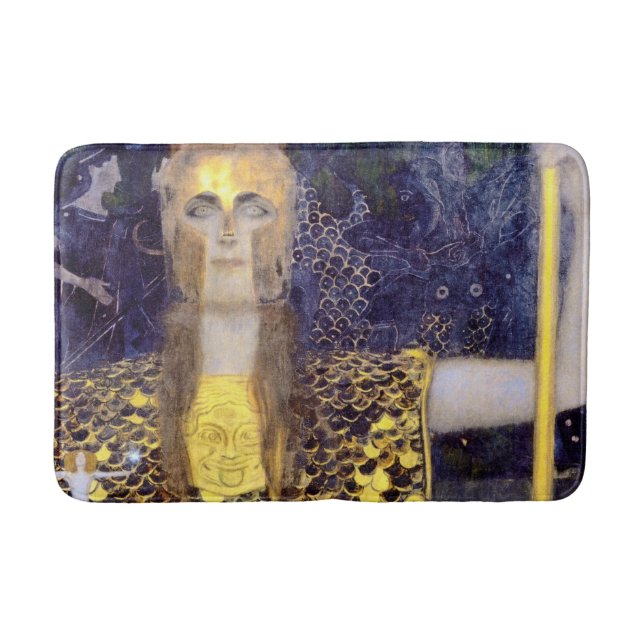 Tapete De Banheiro Pallas Athena, Gustav Klimt (Frente)