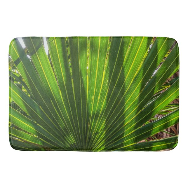 Tapete De Banheiro Palmetto Shadows no Palmetto Bath Mat (Frente)