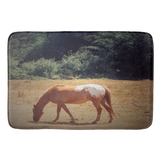 Tapete De Banheiro Palomino Pastando.... (Frente)