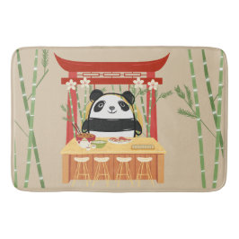 Tapete De Banheiro panda, sushi