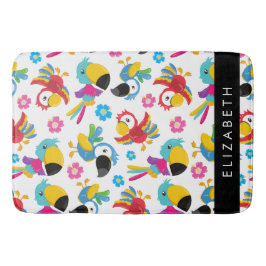 Tapete De Banheiro Papagaios Coloridos, Papagaios Tropicais, Seu Nome