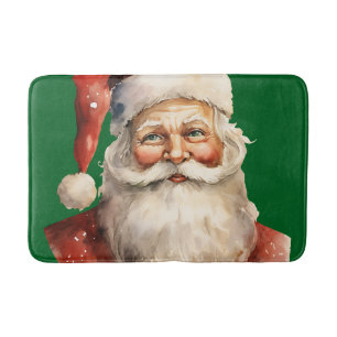 Tapete De Banheiro Papai Noel Natal Retro