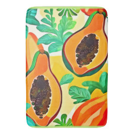Tapete De Banheiro Papaya Pop Art tropical