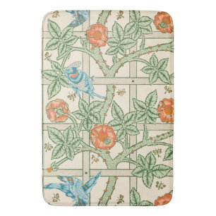 Tapete De Banheiro Papel de Parede Vitoriano Treliça William Morris