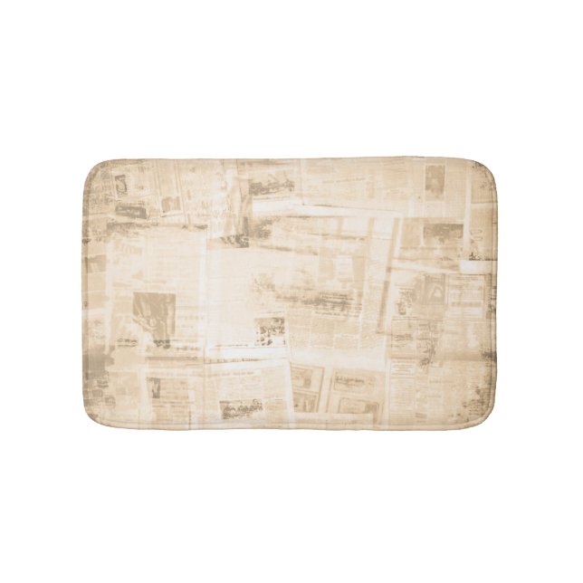 Tapete De Banheiro Papel raspado: fundo antigo de jornal. (frente)