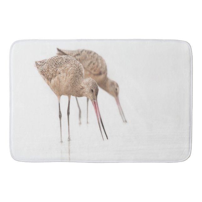 Tapete De Banheiro Par de Godwit Marbled (Frente)