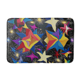 Tapete De Banheiro Paraíso da Galáxia - Noite Estrelada Abstrata Vibr