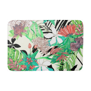 Tapete De Banheiro Paraíso Floral II