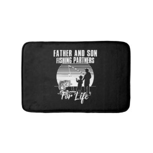 Tapete De Banheiro Parceiro de pesca Padre & Son para toda a vida