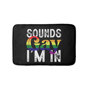 Tapete De Banheiro Parece Gay Estou No Mês do Orgulho da Bandeira LGB