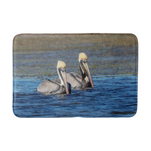 Tapete De Banheiro Pares de pelicanos