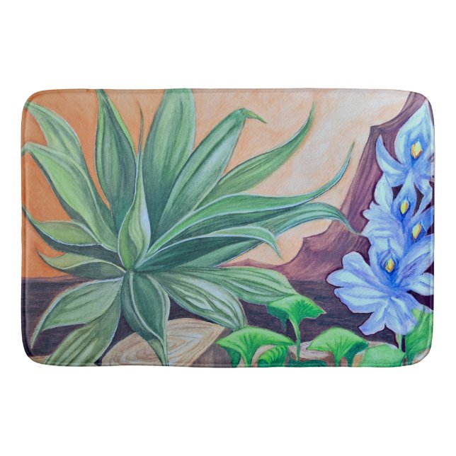 Tapete De Banheiro Partido das Plantas (Frente)