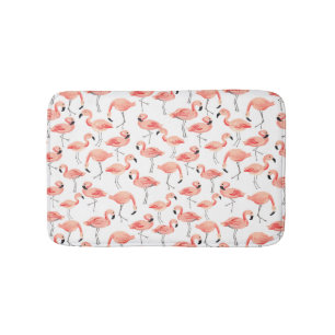 Tapete De Banheiro Partido do flamingo