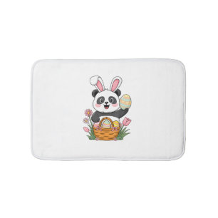 Tapete De Banheiro Páscoa Bonita Panda Coelho Coelho Páscoa Cesto de