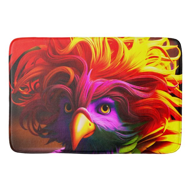 Tapete De Banheiro Pássaro bonito (Frente)