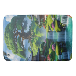 Tapete De Banheiro Passo para Primavera - Jardim Floral