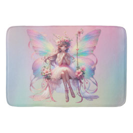 Tapete De Banheiro Pastel Ballerina Fairy Princess Girls