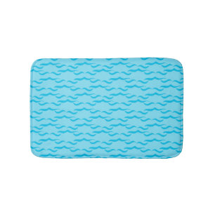 Tapete De Banheiro Pastel Blue Sea Water Waves Peaceful Ocean