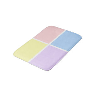 Tapete De Banheiro Pastel Primavera Squares