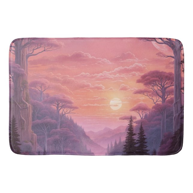 Tapete De Banheiro Pastel Sunset (Frente)