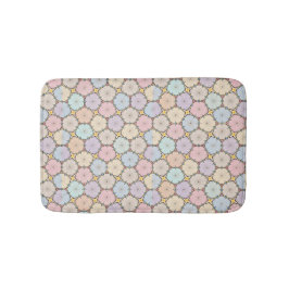 Tapete De Banheiro Pastel Wood Slices Drawing