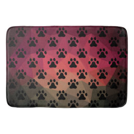 Tapete De Banheiro Pata de cão, pegada animal, animal de estimação