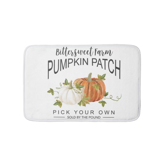 TAPETE DE BANHEIRO PATCH DE PUMPKIN (frente)