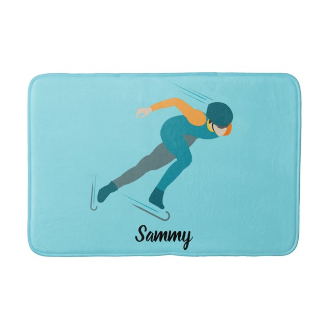 Tapete De Banheiro Patinação de velocidade (Frente)